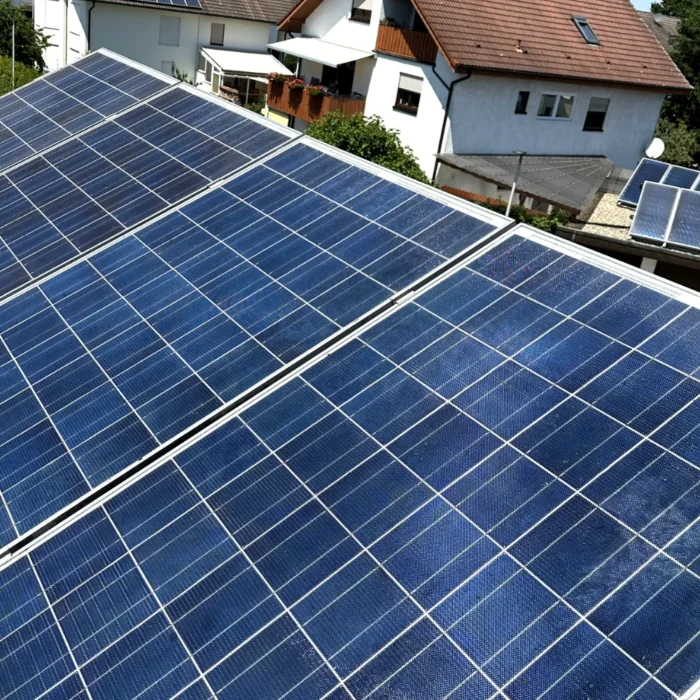 Photovoltaikreinigung nachher